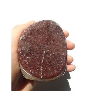 Red Rainbow Amethyst Cutbase